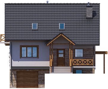 Фасад дома ICE-7642-93 Фасад дома ICE-7642-93
