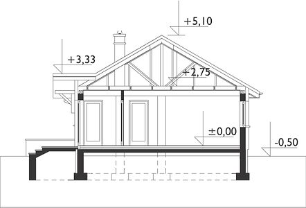 Фасад дома ECK-4821-85 Фасад дома ECK-4821-85