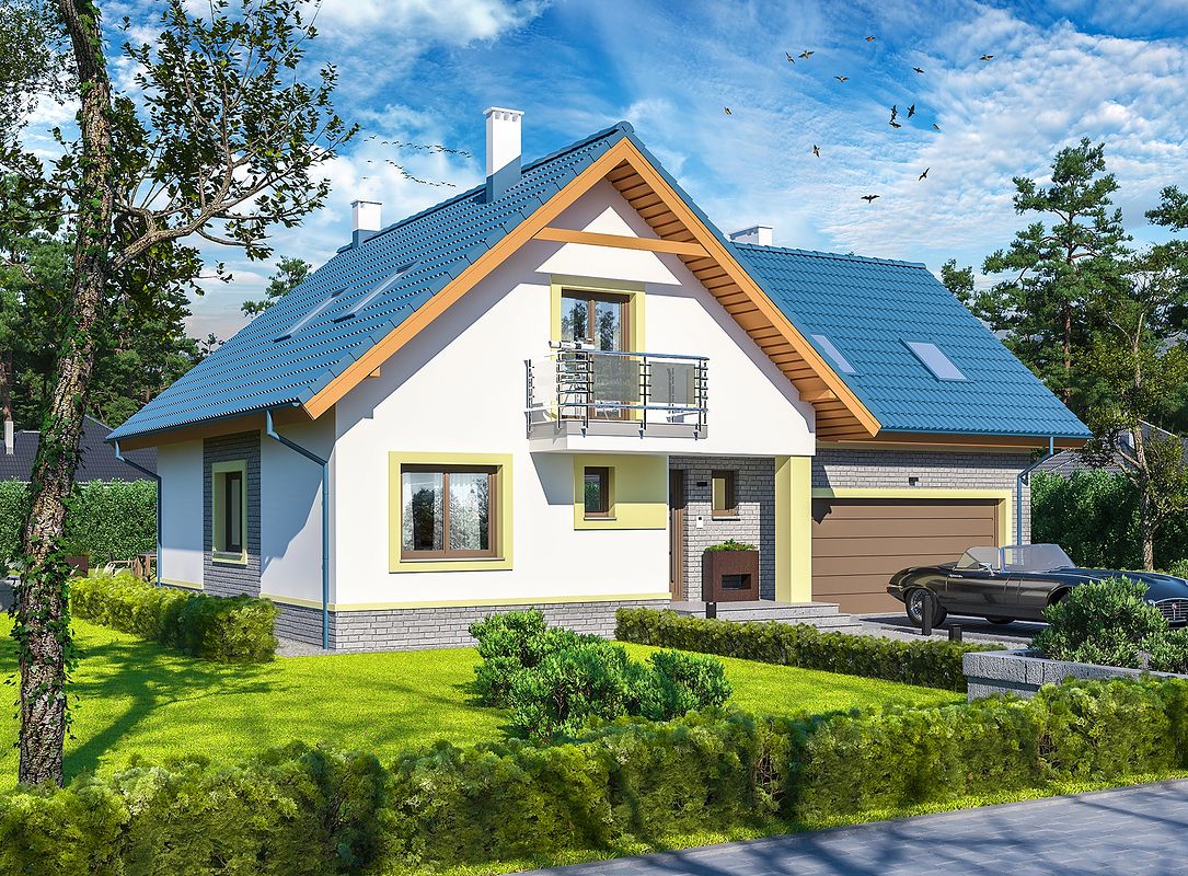 Проект дома IKA-6954-53