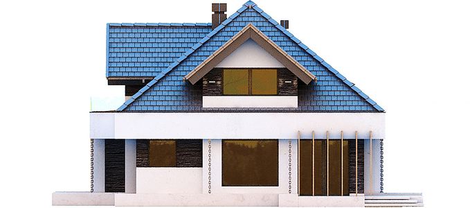 Фасад дома GFG-8522-98 Фасад дома GFG-8522-98