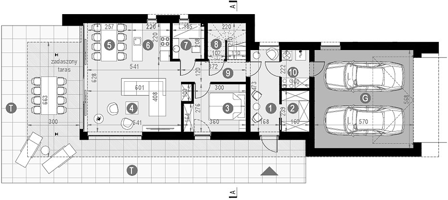 План 1 этажа дома CBI-6976-31 План 1 этажа дома CBI-6976-31