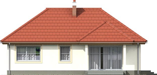 Фасад дома AHG-3925-68 Фасад дома AHG-3925-68