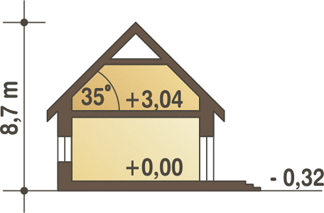Фасад дома ACE-3565-59 Фасад дома ACE-3565-59