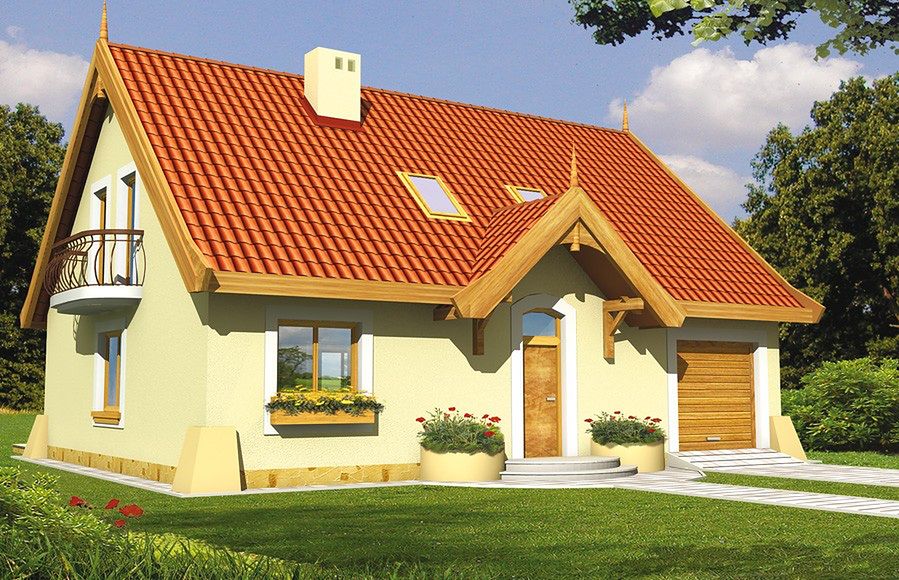 Проект дома KKG-1461-84