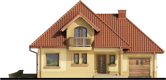 Фасад дома HEE-6291-56 Фасад дома HEE-6291-56