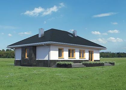 Фасад дома KHE-6473-73 Фасад дома KHE-6473-73