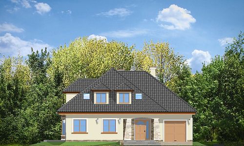 Фасад дома ABH-6829-68 Фасад дома ABH-6829-68