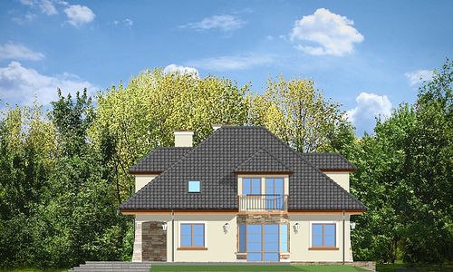 Фасад дома ABH-6829-68 Фасад дома ABH-6829-68