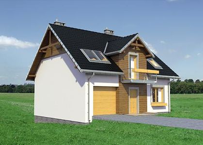 Фасад дома KIF-2521-77 Фасад дома KIF-2521-77