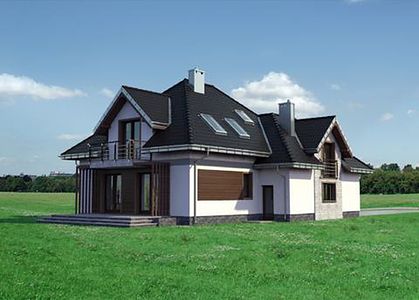 Фасад дома BHC-9951-19 Фасад дома BHC-9951-19