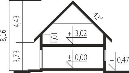 Фасад дома EIA-2725-72 Фасад дома EIA-2725-72