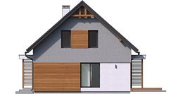 Фасад дома BEG-9943-62 Фасад дома BEG-9943-62